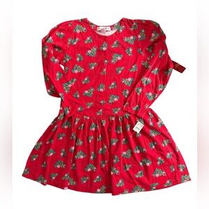 🎅Christie Brooks Red/Green Girls Dress Sz(XL 16)